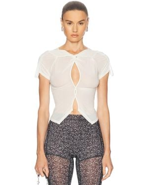 KNWLS Twist Top - White