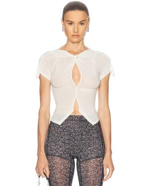 KNWLS Twist Top - White