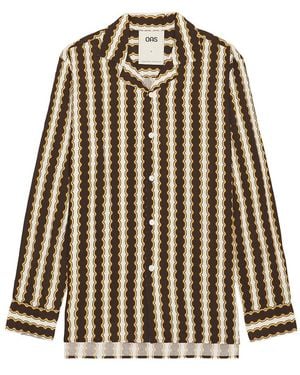 Oas Rapallo Viscose Long Sleeve Shirt - Black