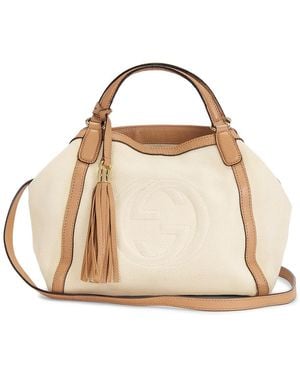 Gucci Soho Shoulder Bag - Natural