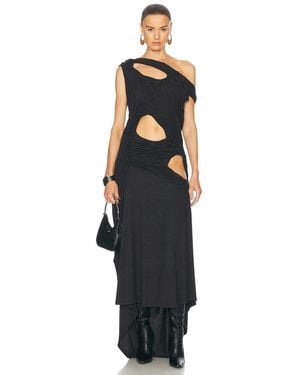 DI PETSA One Shoulder Midnight Dress - Black