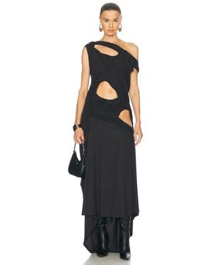 DI PETSA One Shoulder Midnight Dress - Black