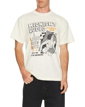 MIDNIGHT RODEO American Exxtasy Tee - White