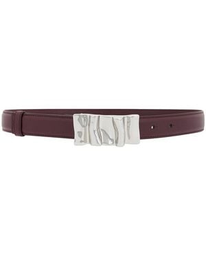 Altuzarra Organic Buckle Belt - Red