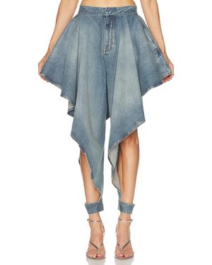 Alaïa Paneled Pants - Blue
