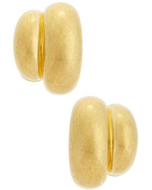 Saint Laurent Bo Rondelle Earrings - Yellow