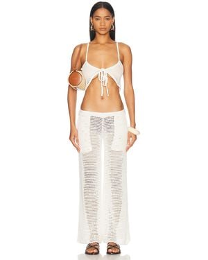 Akoia Swim Mayumi Pant Set - White