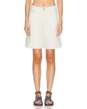 John Elliott Bermuda Denim Short - White