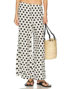 Simon Miller Nella Crepe Wide Leg Pant - White
