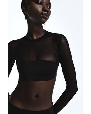 REVOLVE LOS ANGELES Etienor Crop Top - Black