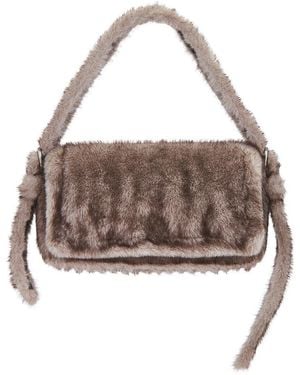 Alexander Wang Ricco Slim Flap Bag - Gray