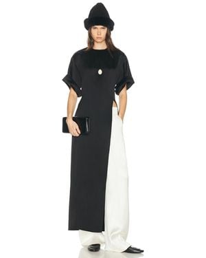 Helsa Longline Shirt - Black