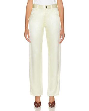 Bottega Veneta Twill Straight Leg Trouser - Multicolor