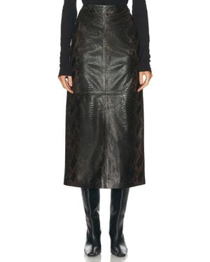 Nour Hammour Elyse Pencil Skirt - Black