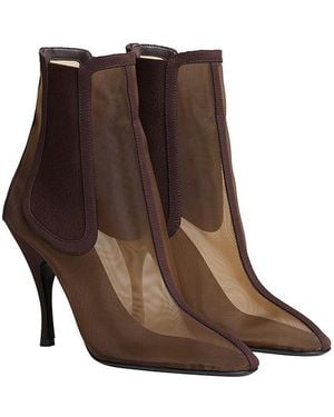 Alaïa Ankle Chelsea Boot - Brown