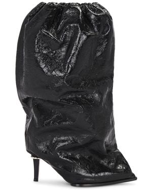McQueen Bag Boots - Black