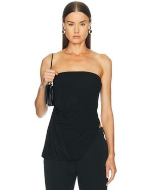Helmut Lang Twist Tube Top - Black
