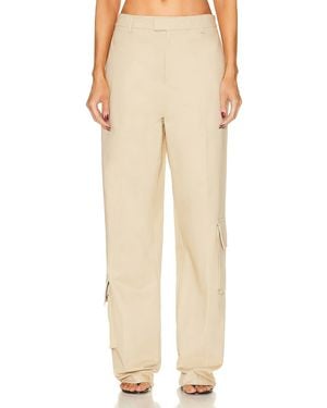Helsa Chino Cargo Pants - Natural