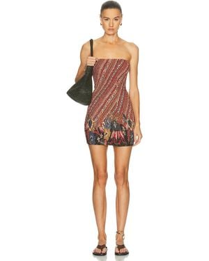 Akoia Swim Garis Batik Dress - Multicolor