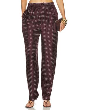 Saint Laurent Pajama Pant - Red