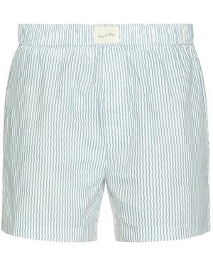 Museum of Peace & Quiet Wordmark Boxer - Blue