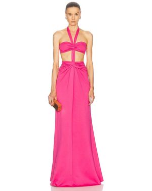 Sid Neigum Bandeau Knot Dress - Pink