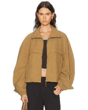 Acne Studios Odill Peach Nylon Jacket - Natural