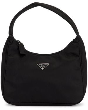 Prada Tessuto Sport Hobo Bag - Black