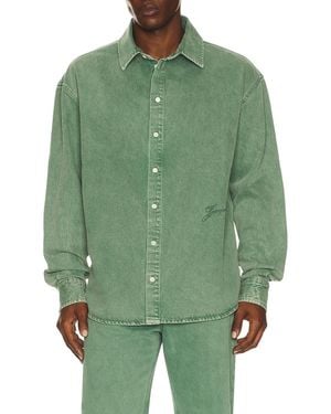 Jacquemus La Chemise De-Nimes Simon - Green