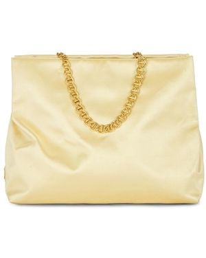 Prada Satin Tote Bag - Natural