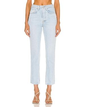 GRLFRND Karolina High Rise Straight - Blue