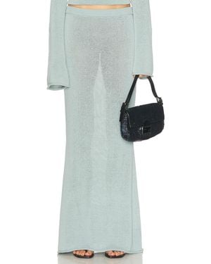 SER.O.YA Kora Maxi Skirt - Blue