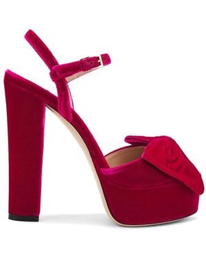 Tom Ford Brigitte Platform 130 Sandal - Red