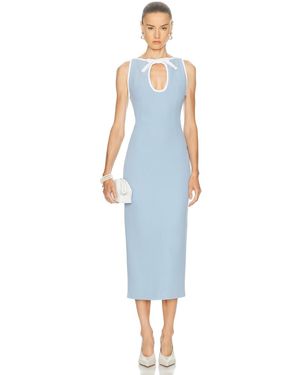 ROWEN ROSE Sleeveless Long Dress - Blue