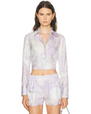 PUCCI Long Sleeve Shirt - White