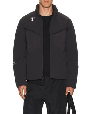 White/space Insulated Midlayer Cargo Jacket - Black