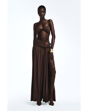 REVOLVE LOS ANGELES Emil Maxi Skirt - Brown