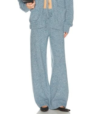 Helsa Paxton Fleck Knit Pant - Blue