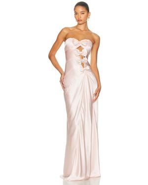 Helsa The Silk Faye Dress - Pink