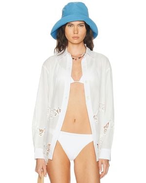 Eliou For Fwrd Sumi Button Down Top - White