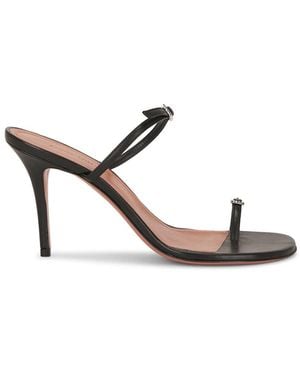 AMINA MUADDI Adut 90 Thong Sandal - Black
