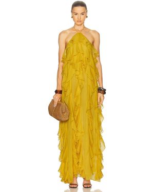 Ronny Kobo Liora Dress - Yellow