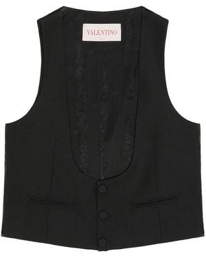 Valentino Classic Vest - Black
