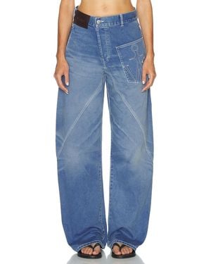 JW Anderson Twisted Straight Leg - Blue