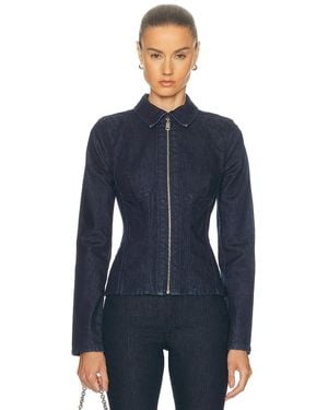 GRLFRND Danielle Bustier Jacket - Blue
