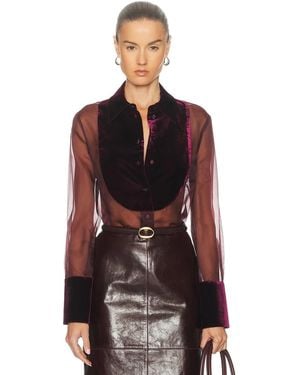 retroféte Liana Blouse - Red