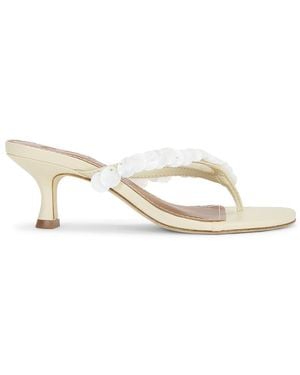 STAUD Freja Kitten Heel - White