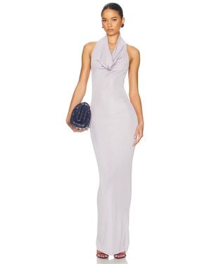 Helsa Aaliyah Maxi Knit Dress - White