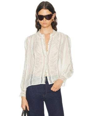 LoveShackFancy Jacque Top - White