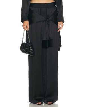 Alexander Wang Prestyled High Rise Boxer Pant - Black